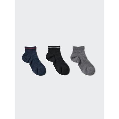 Uniqlo Япония Короткие носки 3 пары Махровые полосатые
