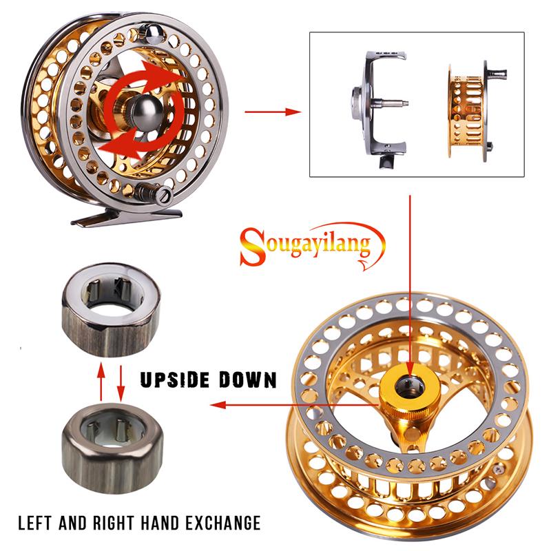 Fly Fishing Reel Portable Mini Fishing Gear Accessories Sea Fishing Travel Gift Fishing Tools