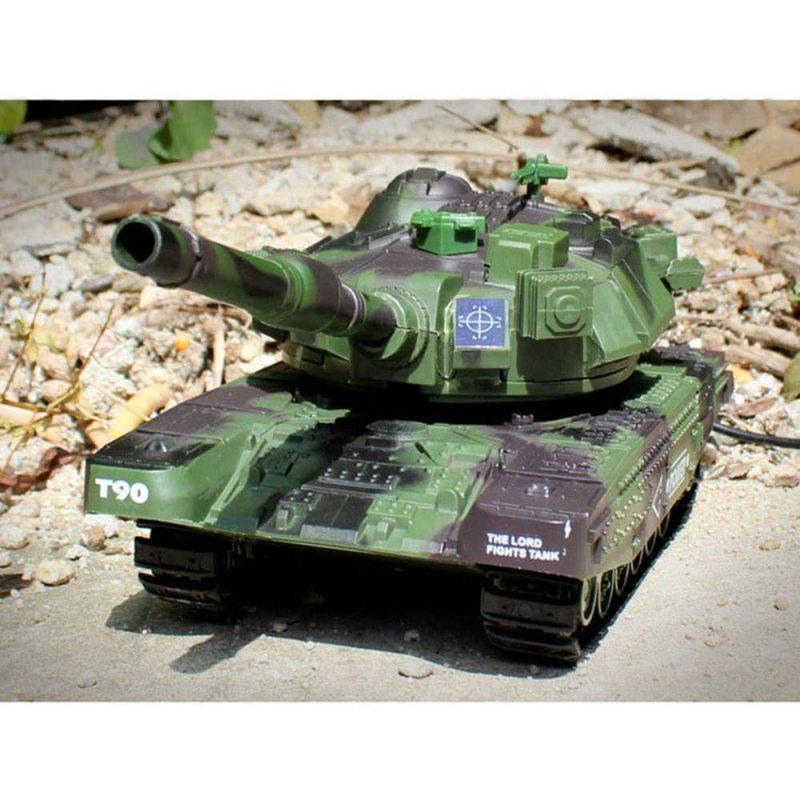 1:32 RC Battle Tank Тяжелый большой интерактивный игрушечный автомобиль с дистанционным управлением и моделью стреляющих пуль