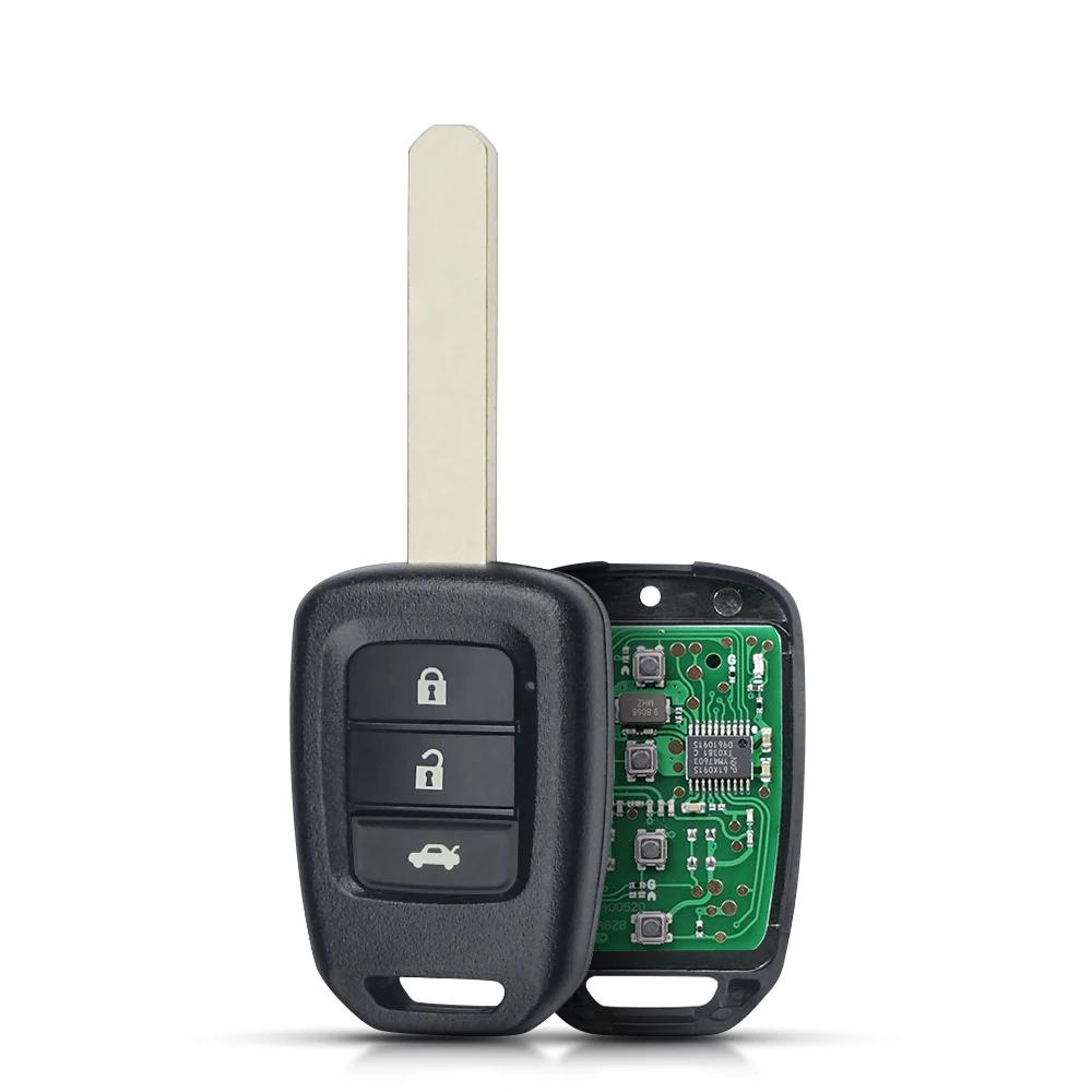 KEYYOU 2/3/4 Кнопки Брелок для Автомобиля Чип ID47 PCF7961 Дистанционный Брелок Для Honda 2013-2015 CRV 2013-2017 Accord Civic Fit MLBHLIK6-1T