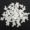 60pcs Exquisite Cross Loose Spacer Beads White Bracelet Necklace Accessories  Mens Bracelets