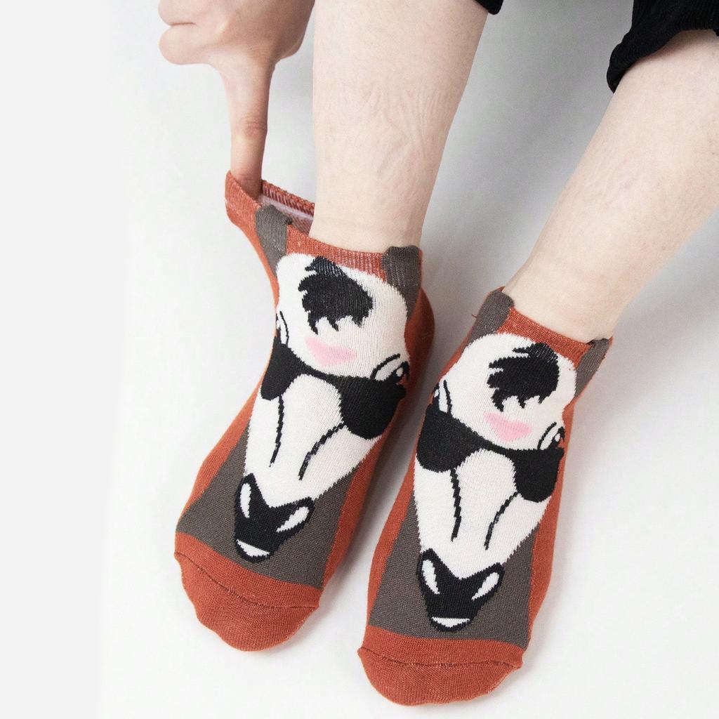 Женские носки до середины икры, осенне-зимний стиль, модные и персонализированные комичные носки до середины икры с рисунком пони, носки уличной моды