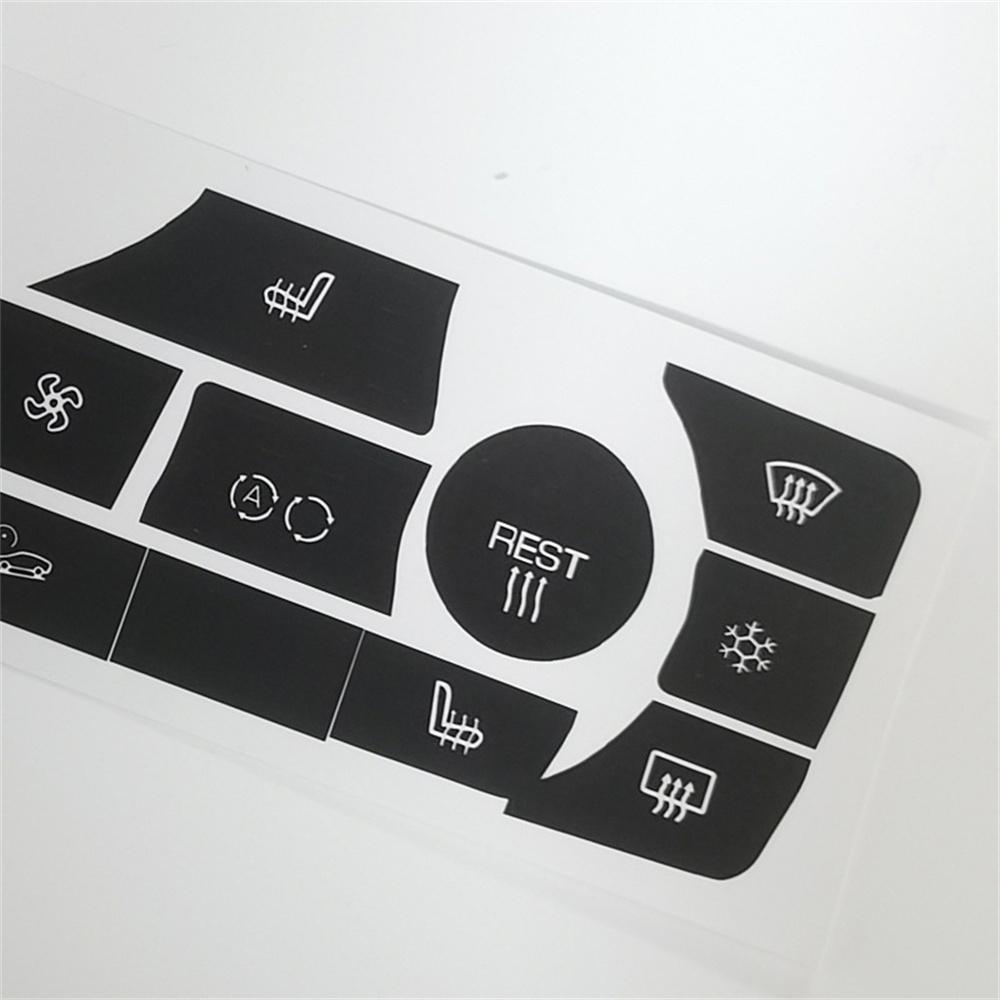 For 06-11 BMW 325i 328i 335i E90 E91 E92 AC Control Button Repair Decal Stickers