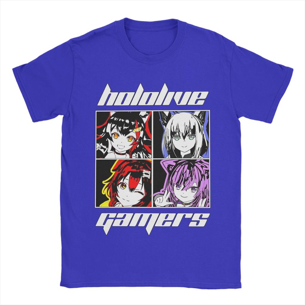 Hololive Gamers 21356779741626 Graphic T Shirt for Men Women Pure Cotton Tee Shirt Clothes