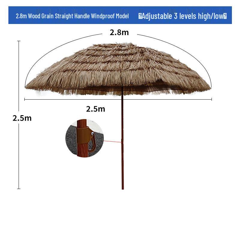 Outdoor Decorative Thatch Umbrella