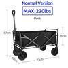Wagon Outdoors Тележка Портативная Садовая Тележка для Кемпинга Сверхпрочная Большая Вместимость Складная Тележка Складная Хозяйственная Пляжная Тележка