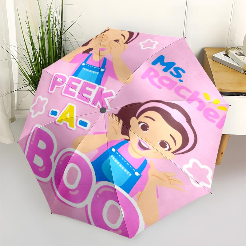 Ms Rachel Fashionable Automatic Opening/Closing Folding Umbrella. Portable and Foldable, Ideal for Gift, Travel, and Daily Use.