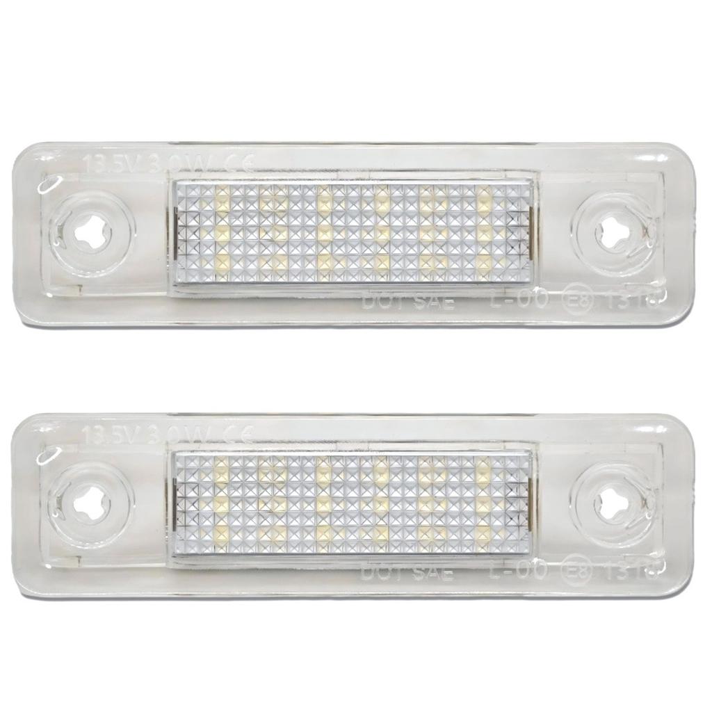 2 шт. светодиодных фонарей подсветки номерного знака 650 лм, совместимых с Opel 12 В Off-Road