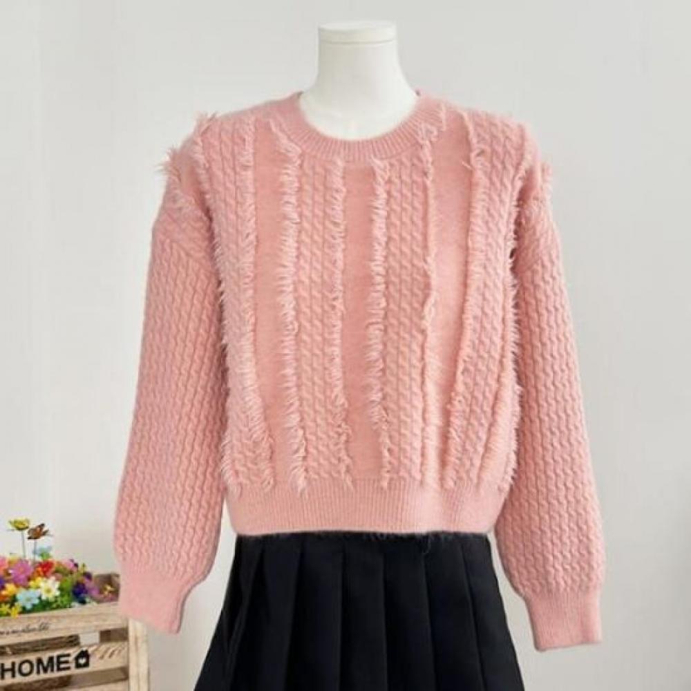 Navava Long Sleeve Knit Round Neck Nk2481