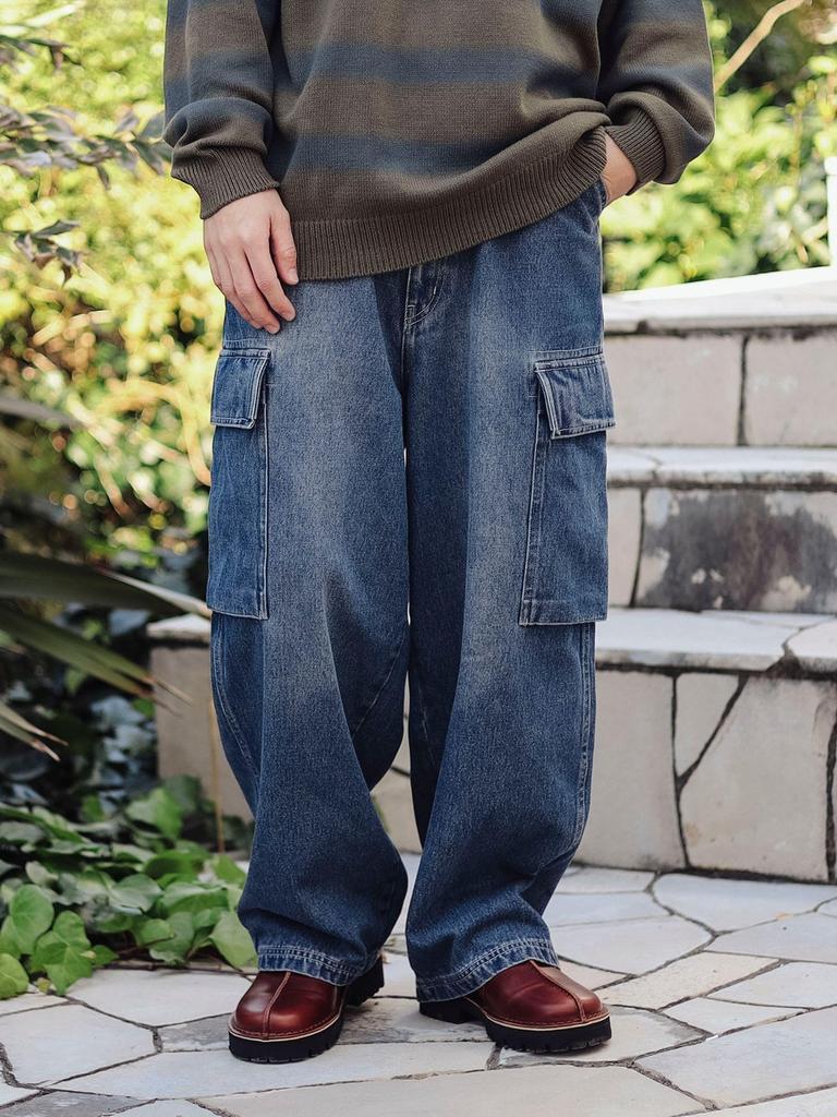 Life Store by Painter Denim 6 карманные брюки-карго INDIGO [Beaming BEAMS] мужские S_92240434147