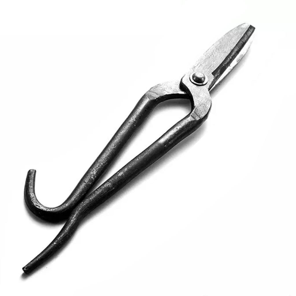 Professional Manganese Steel Metal Straight Shears, Heavy-Duty Industrial Scissors for Cutting Hard Wire