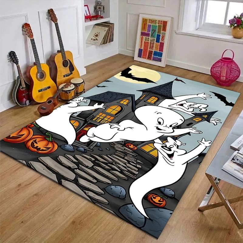 1pc Casper1 Design Printed Area Rug Carpet for Bedroom Living Room Home Decor Rugs Mat Non Slip Mat Rug for Bedside