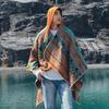 Bohemian Ethnic Hooded Shawl Cape for Men and Women - Travel Wear