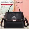 Genuine Leather Women's Fashion Tote: 2025 Versatile Large Capacity Shoulder & Messenger Handbag