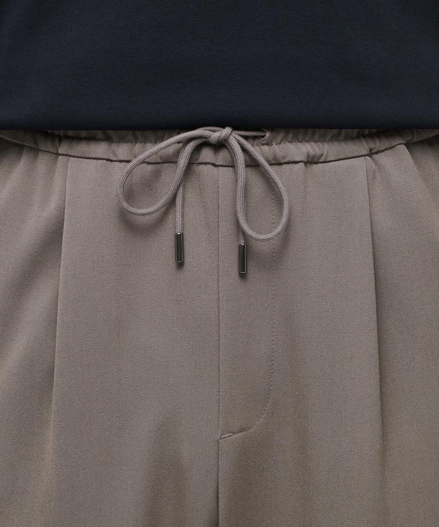 MUSINSA STANDARD Wide Elastic Cargo Slacks [Dusty Beige]