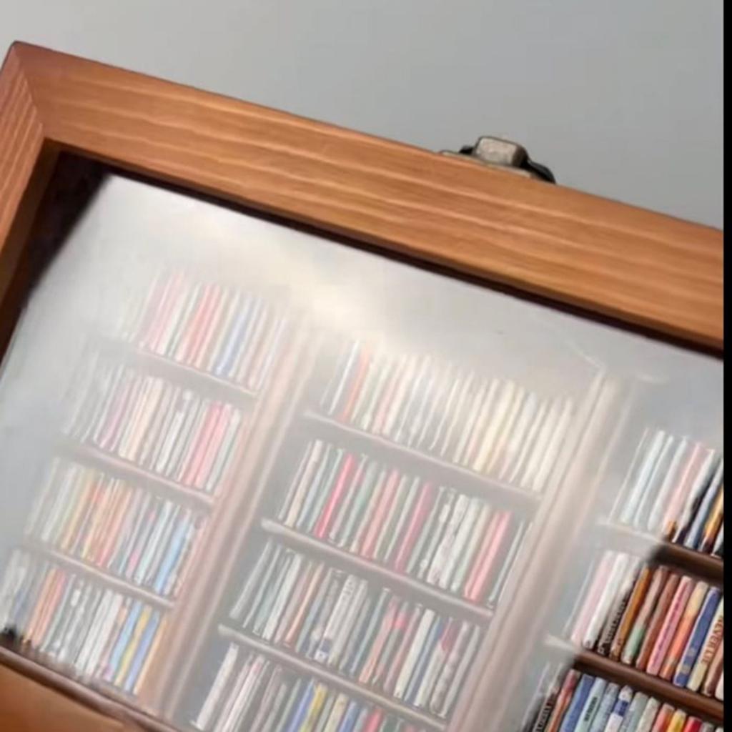 Anxiety Bookshelf Removed Your Anxiety Wooden Bookshelf Display Case Cabinet Ornaments Gifts For Book Lovers