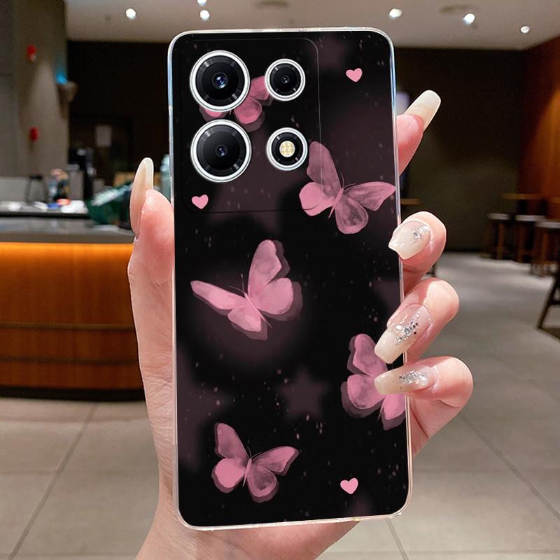Чехол для телефона Infinix Note 30 VIP X6710 Прозрачный силиконовый мягкий чехол для Infinix Note 30 VIP Модные чехлы с цветами Note30 VIP Coque