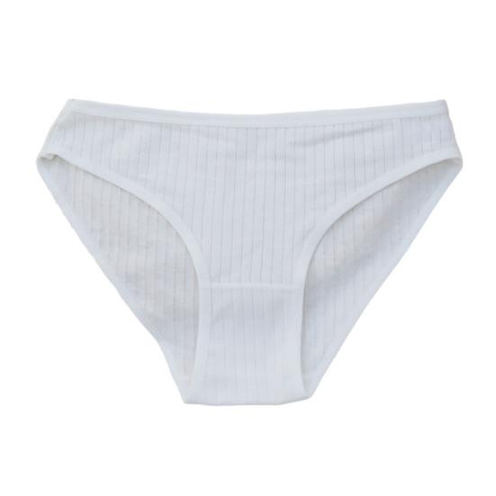 Женское хлопковое нижнее белье женские ребристые полосатые трусики дышащие плюс эластичные трусики