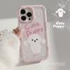 For IPhone16 Super Cute Love Puppy 15 for Apple Phone Case 17ProMax Magnetic Suction 14 Acrylic 12 Hard