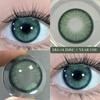 AMARA Blue Colored Contact Lenses Natural Look Green Eye Lenses Gray Contact Color Lenses Beauty Pupil Eye Cosmetics Yearly Use