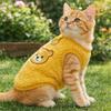 Thickened Cat Sleeveless Vest Warm Dog Fleece Coat Cozy Puppy Jacket  Winter Season