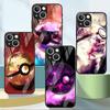 Забавный чехол из стекла с изображением покемонов в стиле аниме для Apple iPhone 14 13 Pro 11 12 7 8 Plus SE 2022 XR X XS Max 6 6S, закаленный чехол для телефона с рисунком