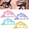 Eyeshadow Stencil Tool for Beginners Reusable Eyeshadow Assistant with Makeup Brush Eyeshadow Drawing Guide Eyeshadow Mapping Template