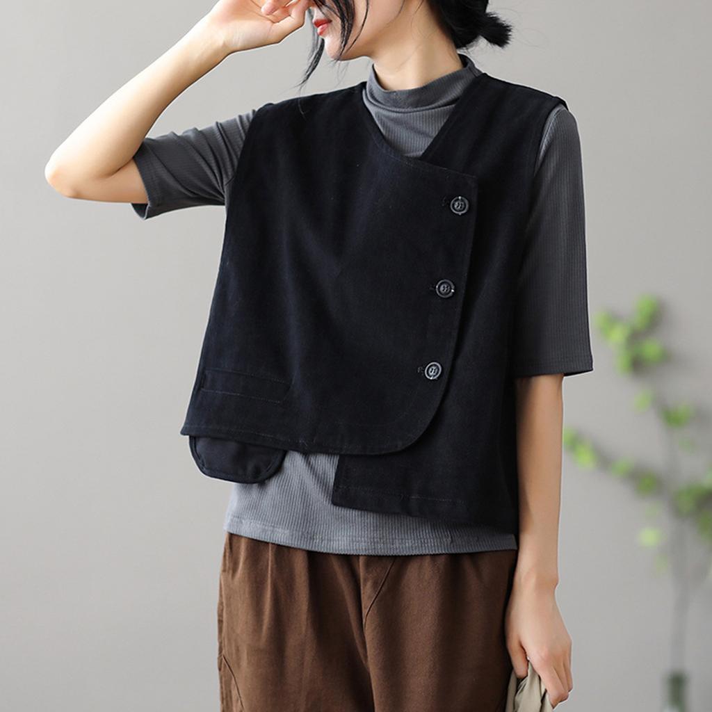 Большой размер телесного цвета ретро состаренный капюшон с принтом пэчворк джинсовый жилет для женщин