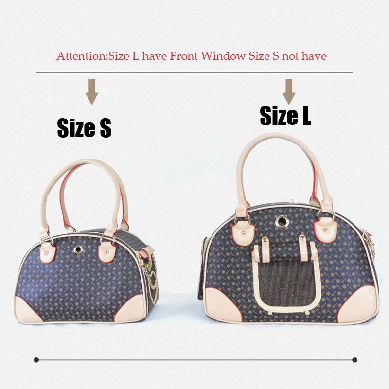 Luxury Pet Transportation Dog Bag Small Dog Carrier Outdoor Pet Shoulder Sling Foldable Portable Cat Chihuahua Yorkshire Handbag