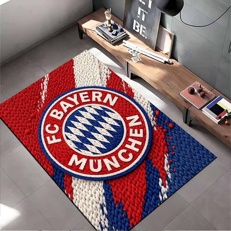 FC Bayern München Logo Carpet suitable as a non-slip mat for the living room or bedroom sofa