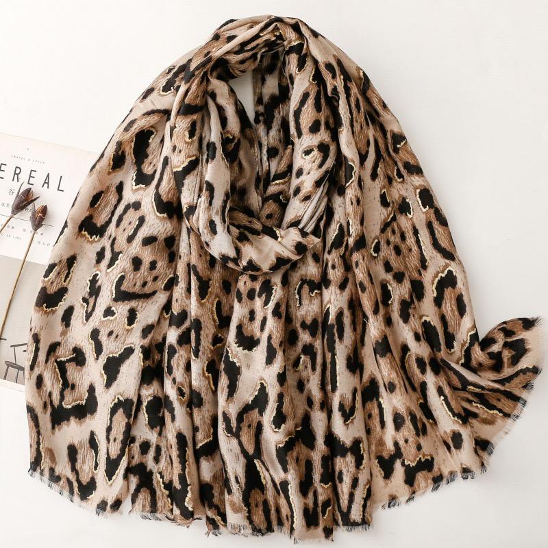 Зимний Сексуальный Леопардовый Точечный Бахрома Вискоза Мягкий Шарф Хлопковые Шали Женские Идеально Для Путешествий Повседневный Мусульманский Хиджаб Шарф 180*90См