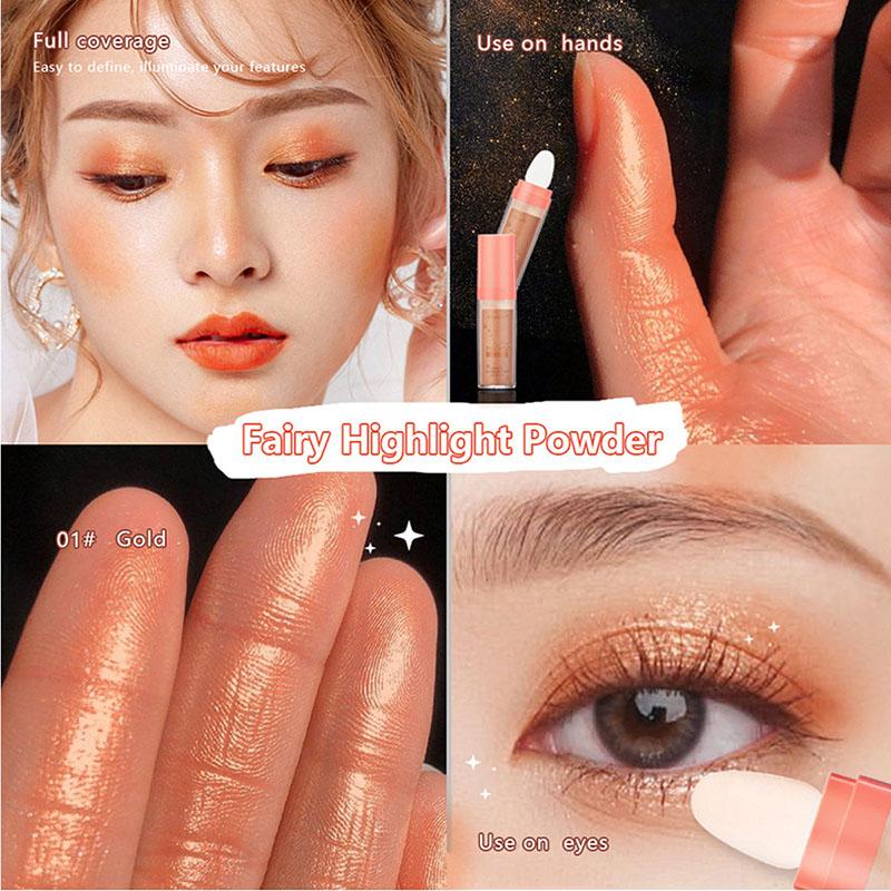 Pat Powder Naturally Brightening Collarbone Highlighter Powder Cheek Highlighter Loose Powder