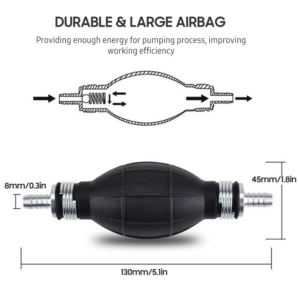 Бензиновый ручной насос, односторонний бензиновый насос для перекачки топлива, бензиновый жидкий сифонный ручной насос для автомобиля