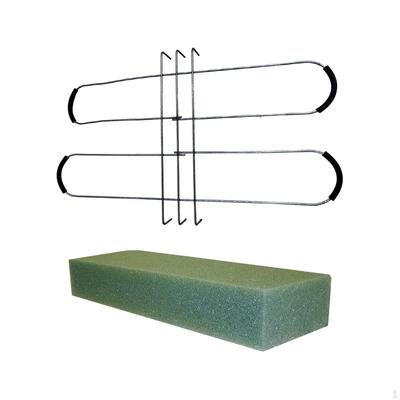 Подставка для цветов на надгробие, Седло для кладбища с пеной, Украшение для газона