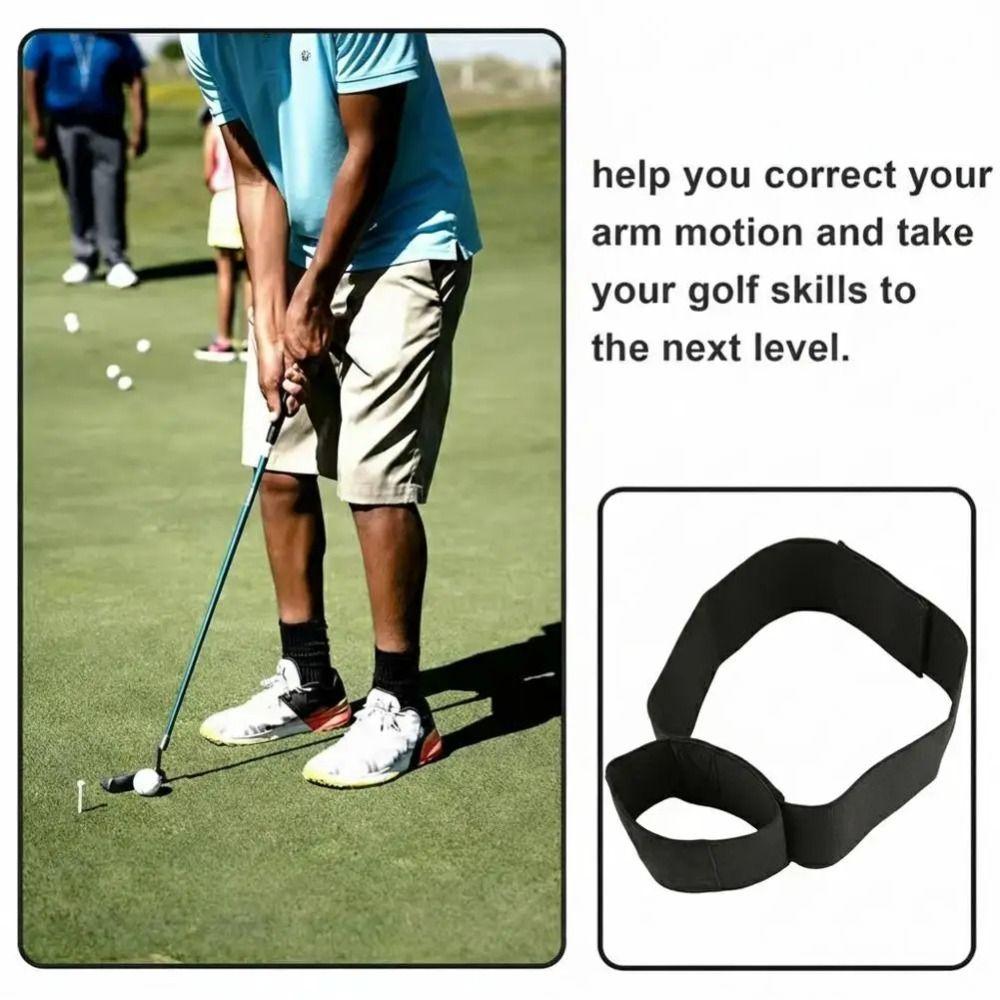 Elastic Golf Swing Training Arm Band Adjustable Golf Swing Training Aid Golf Swing Trainer  Unisex