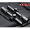 T-EAGLE 2.5x20 Short Scope Rifle Scope Mildot Scope with 20mm High Mount Ring