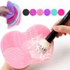 Silicone Brush Cleaner Cosmetic Make Up Washing Brush Gel Cleaning Mat Makeup Brush Cleaner Pad