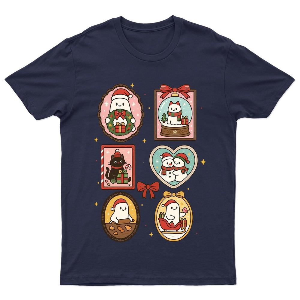 Kawaii Christmas Cute Holiday TShirt Unisex Gift Retro Seasonal Funny Xmas