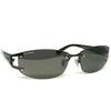 Domestic genuine product. Police polarized sunglasses men SPLC60J 530P 59 case UV cut rimless two-point Japan model 2021 oval titanium combination
