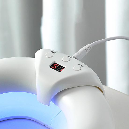 Светильник для чистки ногтей, маникюрная лампа типа C, портативная УФ-лампа для лечения грибка ногтей на ногах, инструменты для чистки ногтей