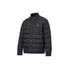Lining Sports Lifestyle Series Hot Pot Down Jacket Solid Color Short Collar Men Jacket Black AYMT071-1