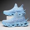 Горячая Распродажа Модные Кроссовки с Лезвиями для Бега Мужские Синие Повседневные Спортивные Кроссовки Мужские Легкие Дышащие Мужские Кроссовки-Носки Размер 46