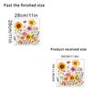 Plants Flowers Sunflowers Butterflies Wall Stickers Toilet Sticker Bathroom Toilet Cover Refrigerator Sticker Wc Decoration+