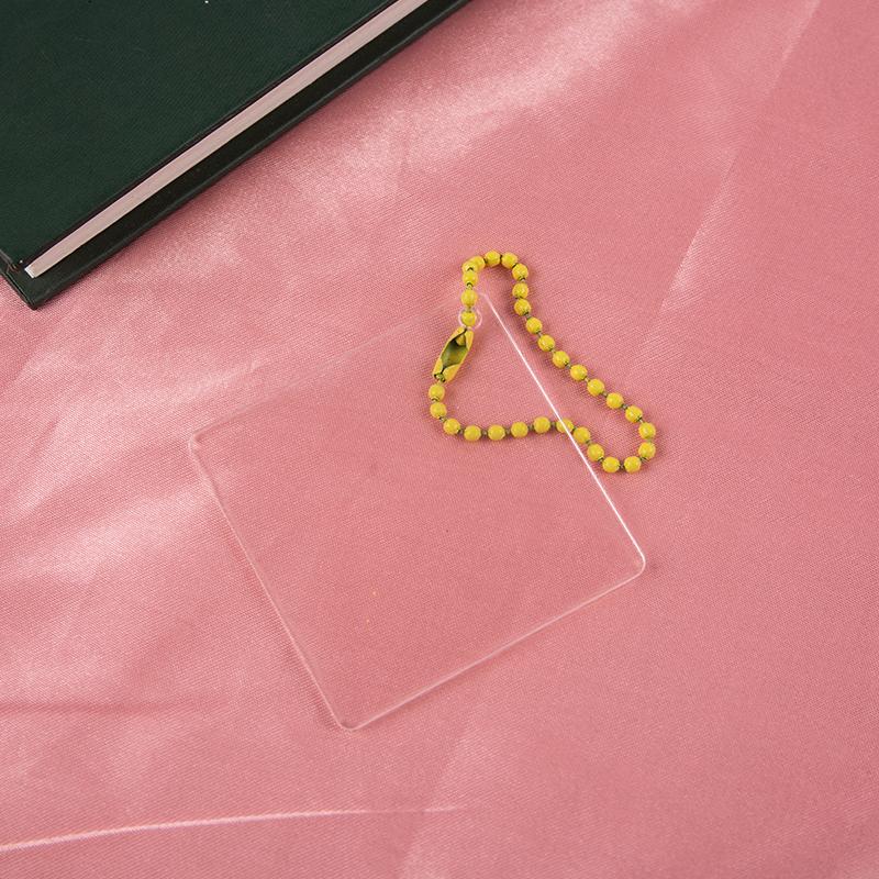 10 шт. прозрачные акриловые заготовки диски DIY брелки прозрачные акриловые аксессуары