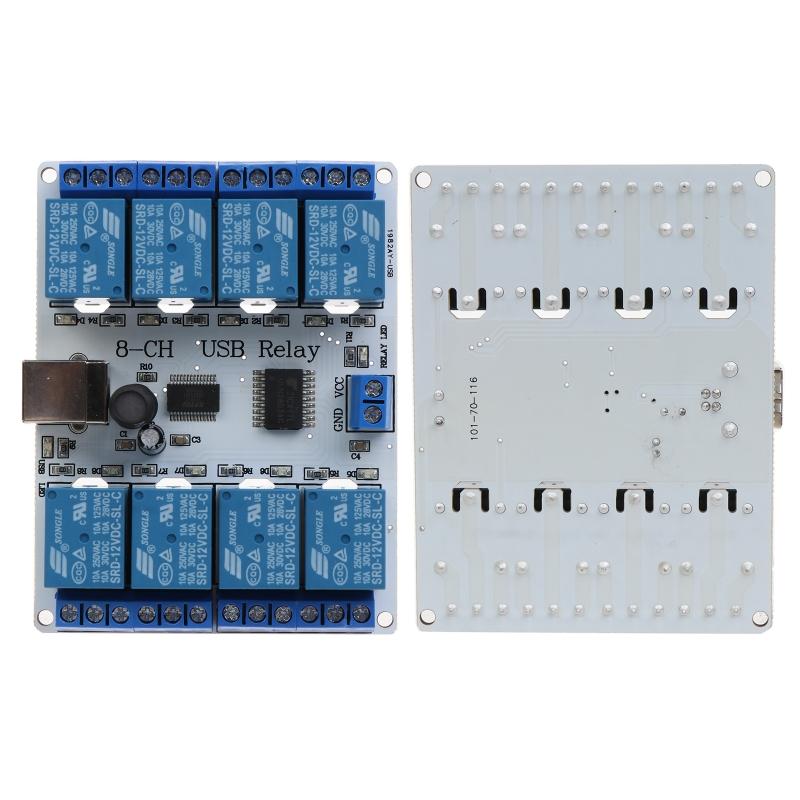 Для C 12В 8 каналов USB e Управление компьютером, USB-управление с платой PCB Высокая чувствительность