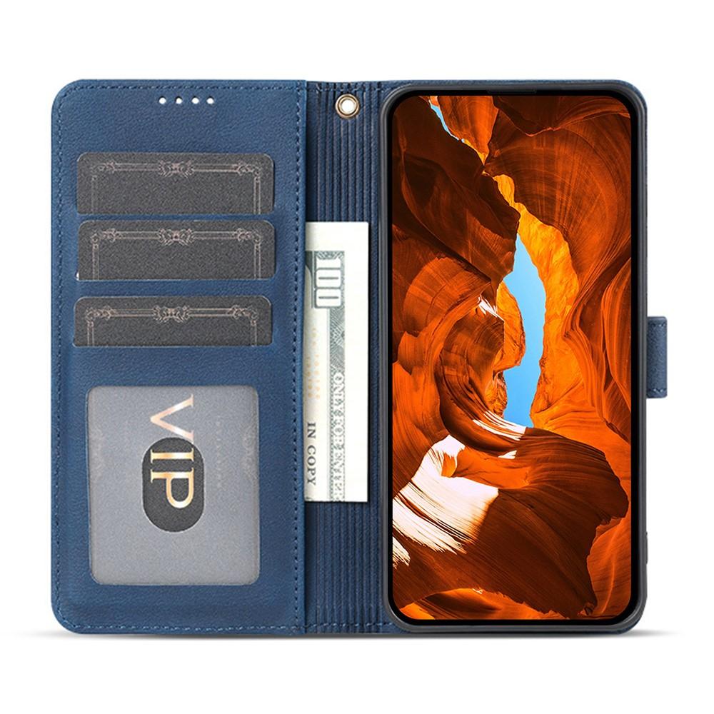 Wallet Case for Redmi Note 15 Pro+ 5G - Leather/PU, Blue, With Lanyard