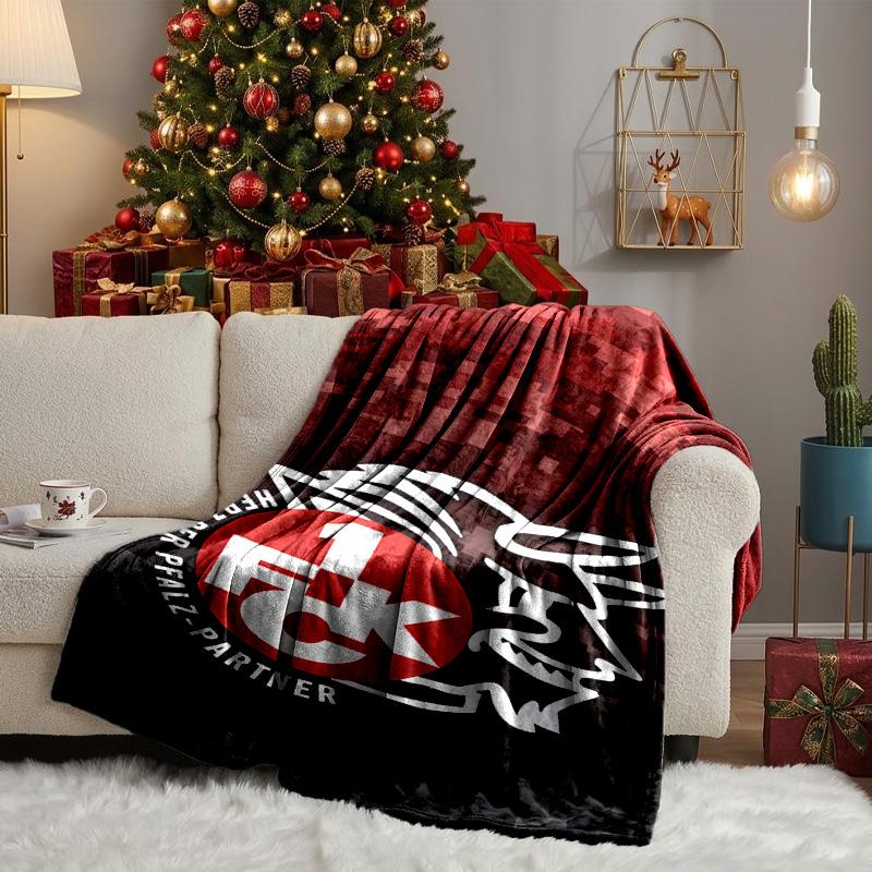 Kaiserslautern Blanket Lightweight Ideal Bedding Blanket Perfect for Travel, Camping, Living Rooms, Offices, Sofas, Fan Christmas gift