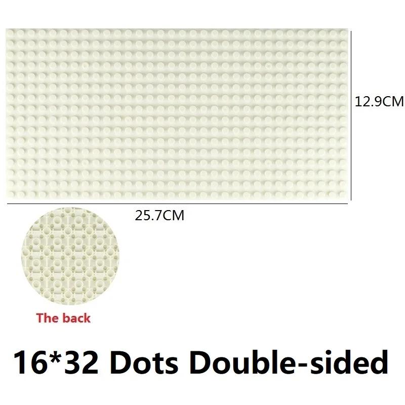 Single Double Sided Building Plates 32X32 16X16 16X32 Dots Diy Simulated Scene Building Block Base Compatible With Major Brands