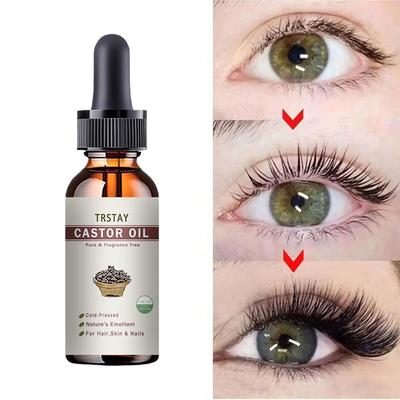 TRSTAY Сыворотка для роста ресниц, 7 дней, средство для быстрого роста ресниц, более длинные и толстые ресницы, средство для увеличения роста ресниц, уход за глазами