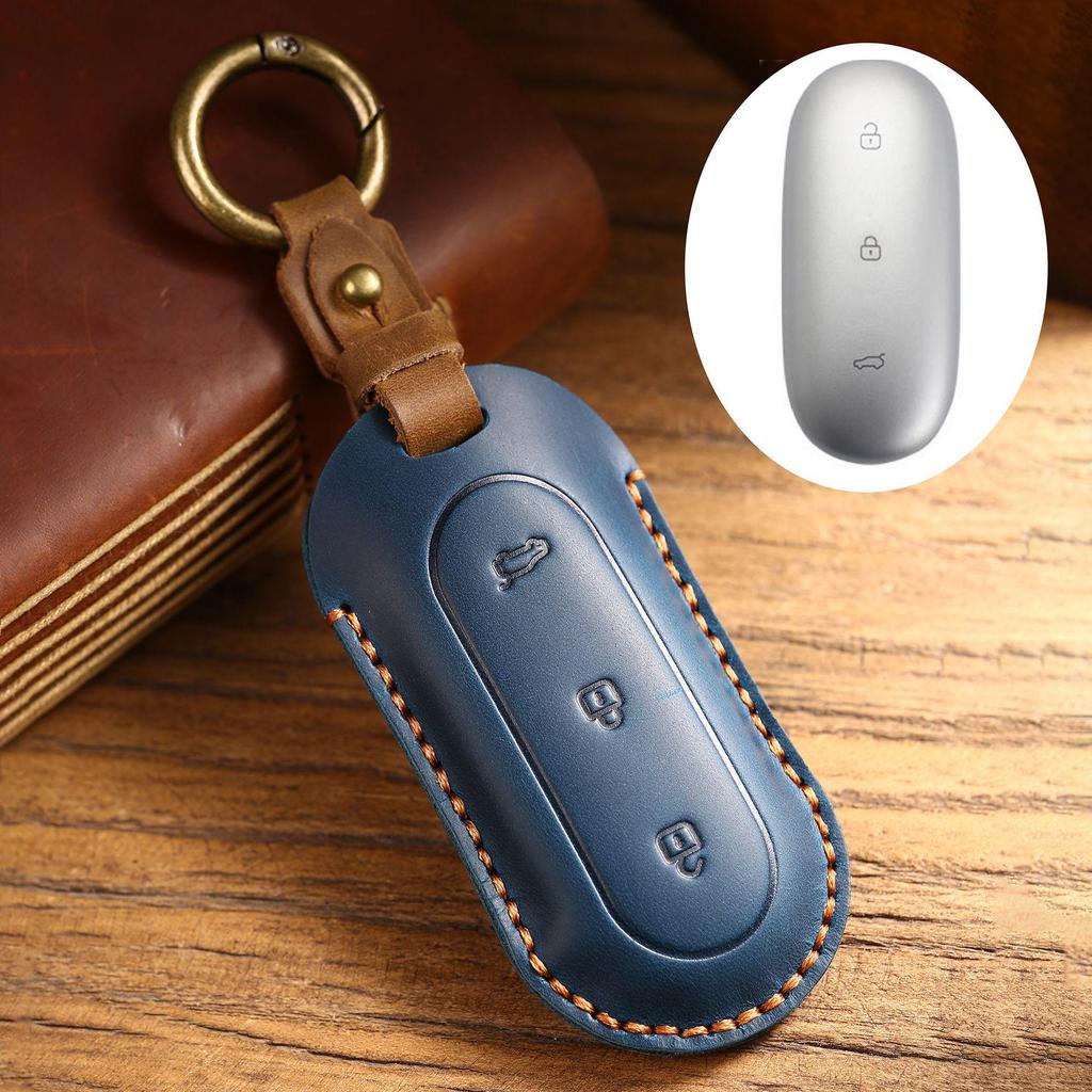 Идеальный чехол-накладка для ключа автомобиля из натуральной кожи L9 L8 для мужчин и женщин